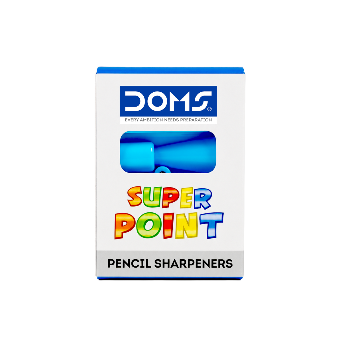 DOMS SUPER POINT Pencil Sharpener | Durable, Smooth Sharpening, Non-Toxic | Ideal for School, Office & Art Supplies