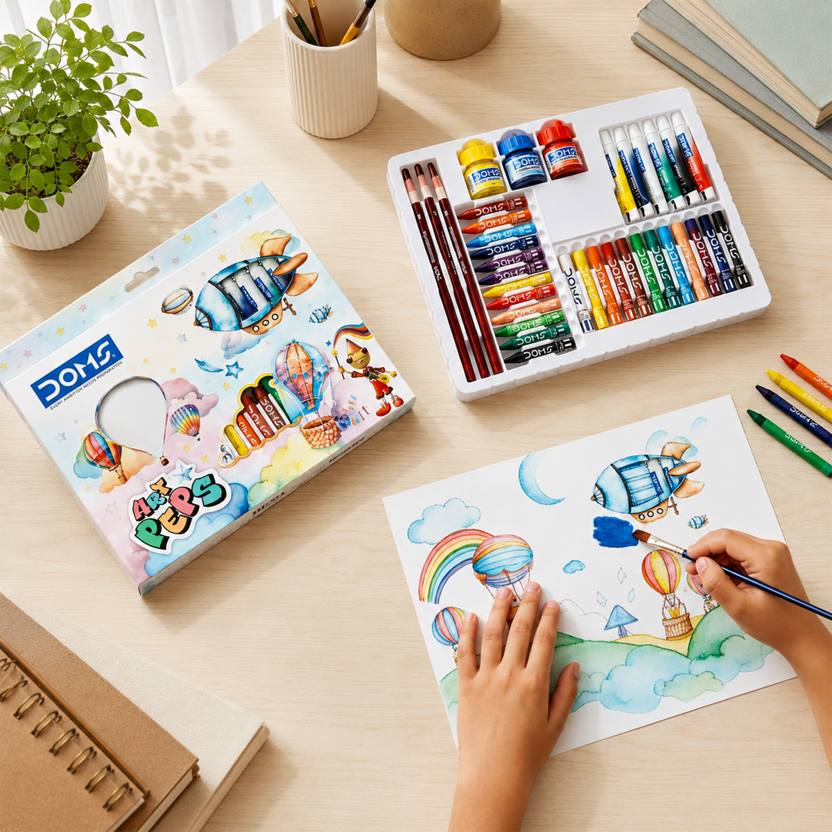 DOMS Art Peps Kit – Complete Drawing, Painting & Colouring Set for Creative Learning