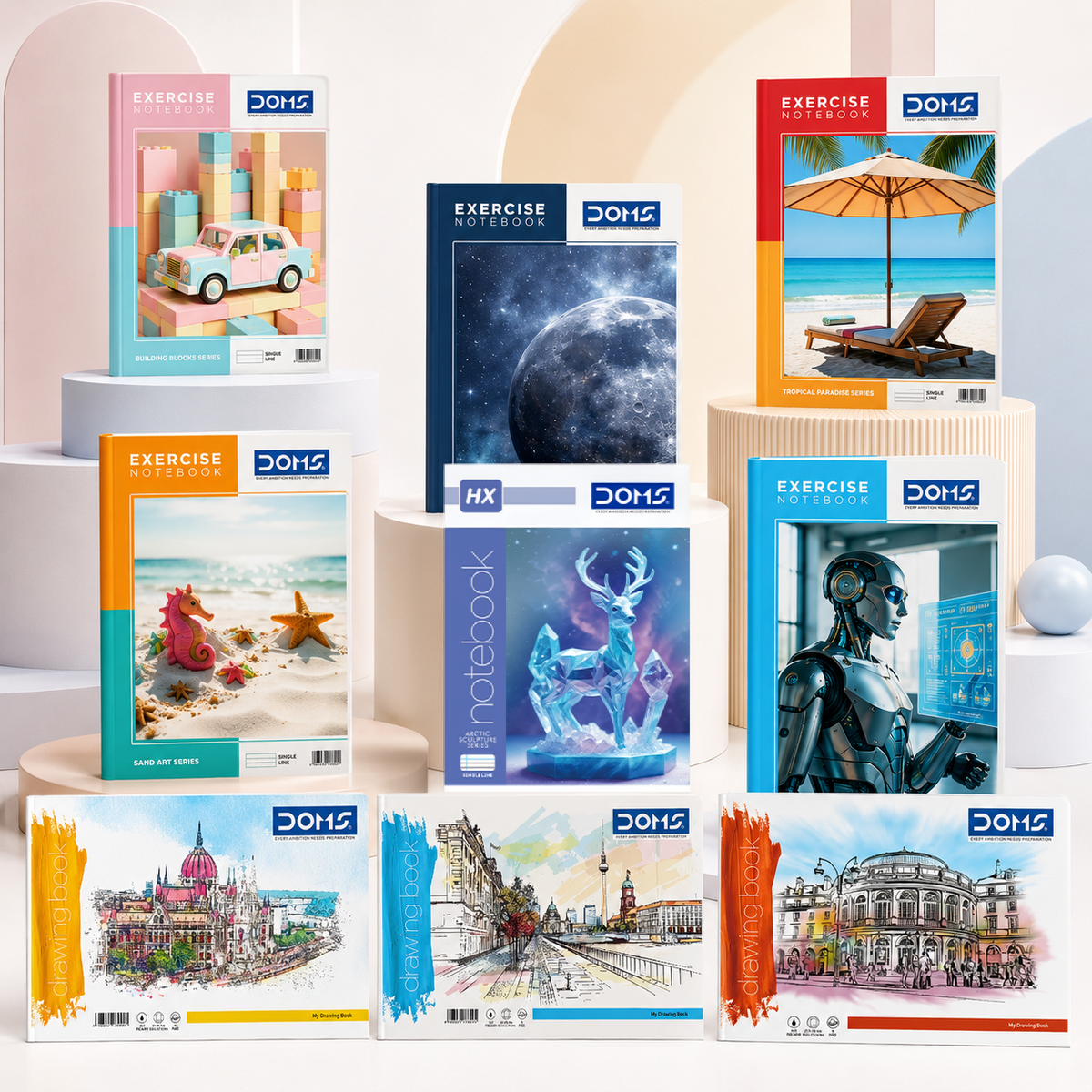 Centre Stapled Books