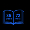 36 Sheets / 72 Pages