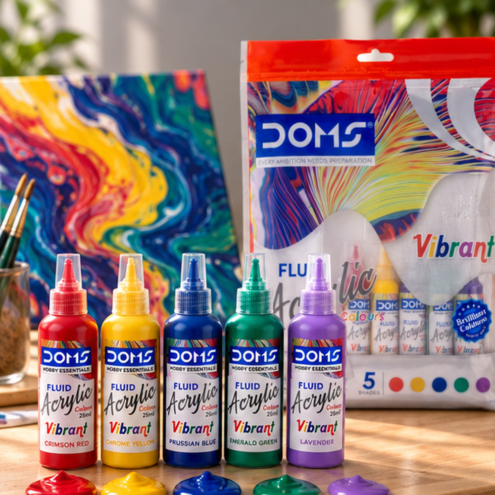 5 Vibrant Fluid Colours