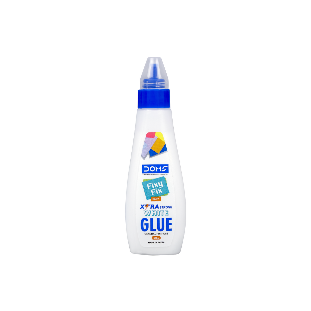 DOMS Fixy-Fix White Glue | Multipurpose Adhesive for Paper Craft, School & Office Use | Available in 20g, 45g and 105g
