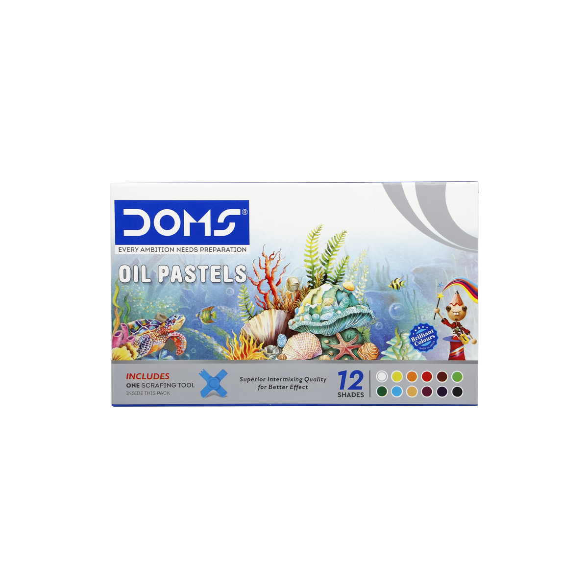 DOMS Oil Pastels –  Super Soft Oil Pastel Colours | Smooth Blending & Rich Pigments for Artists & Kids