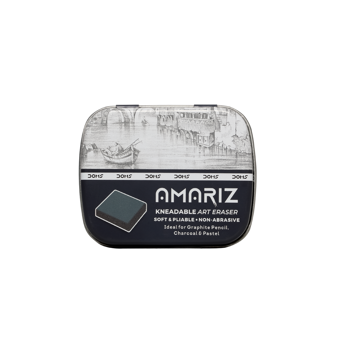DOMS Amariz Kneadable Art Eraser for Artists, Sketching & Charcoal Drawing | Soft Non-Abrasive Putty Eraser for Graphite, Pencil, Pastel & Charcoal
