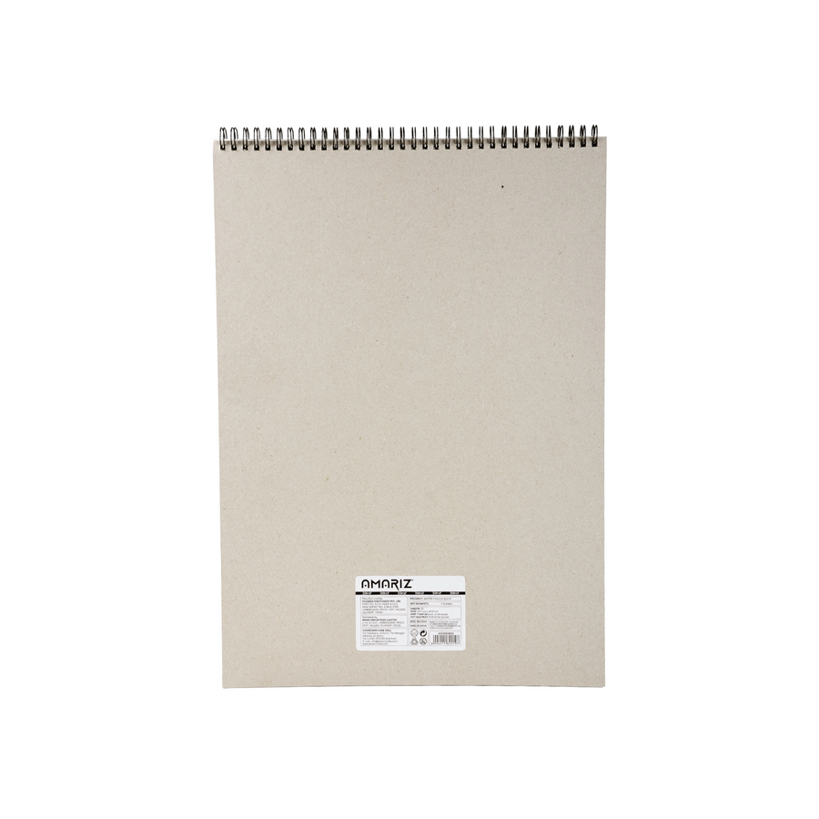 DOMS Amariz Water Colour Book 300 GSM | Cold Pressed Spiral Watercolor Paper Pad for Watercolour, Gouache, Acrylic & Poster Colours | Acid-Free Artist Sketchbook
