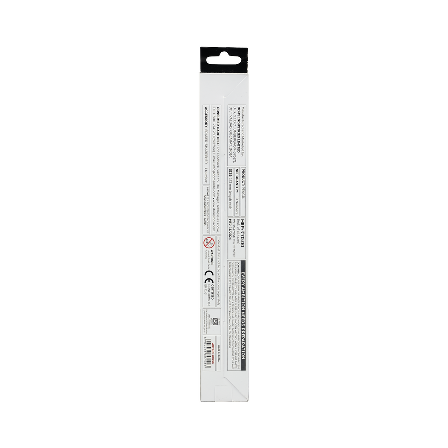 DOMS Hello Graphite Pencils | Extra Super Dark Writing | HB Pencils with Eraser & Sharpener | Smooth & Break-Resistant