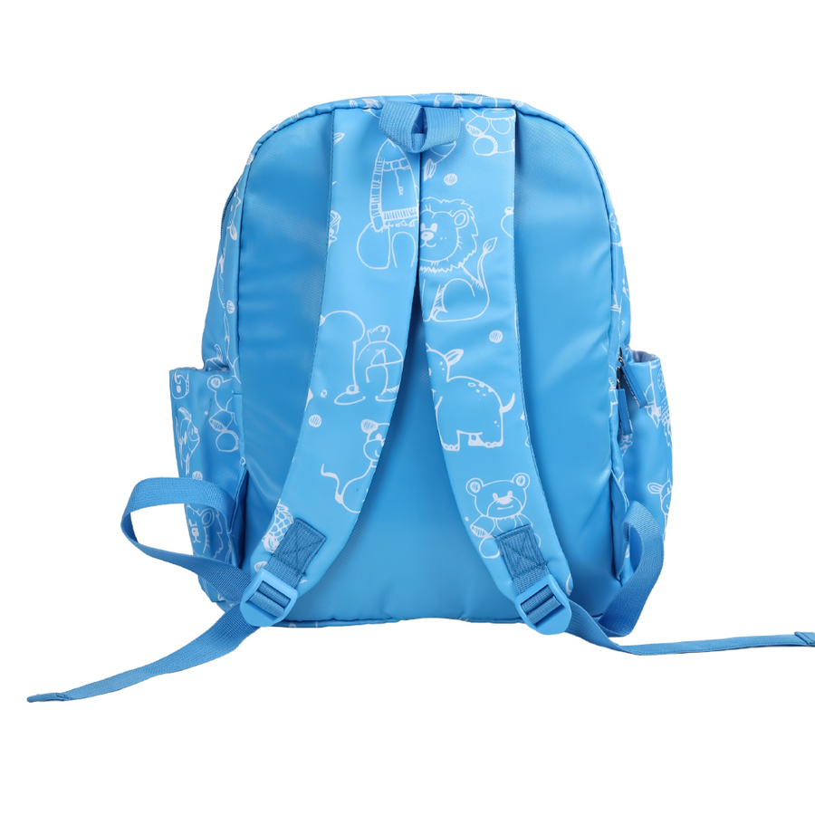 DOMS Jungle Bag Kids School Backpack – Lightweight Water-Resistant Jungle Theme Bag (22L)