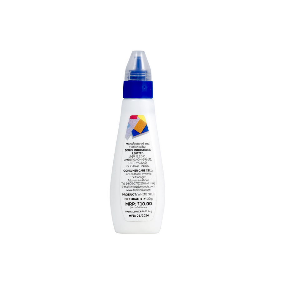 DOMS Fixy-Fix White Glue | Multipurpose Adhesive for Paper Craft, School & Office Use | Available in 20g, 45g and 105g