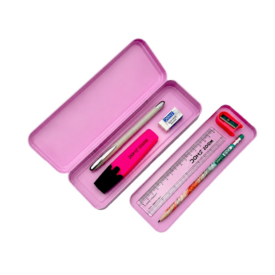 DOMS Powerpuff Girls Tin Box | Cute Metal Pencil Box for Kids | Multi-Purpose Storage Case | Official licensed Merchandise