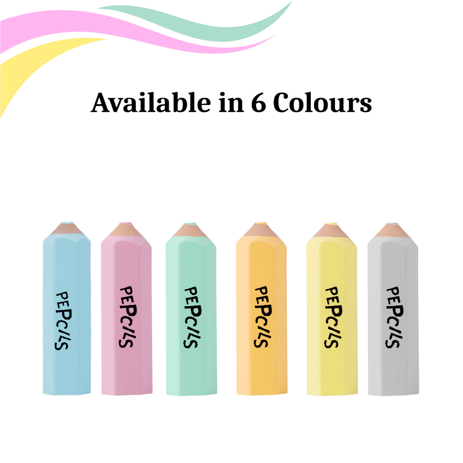 DOMS PEPCILS Dust-Free Eraser | Premium Smudge-Free Pencil Eraser | Soft, Non-Toxic, Clean Erasing for School, Office & Art Use