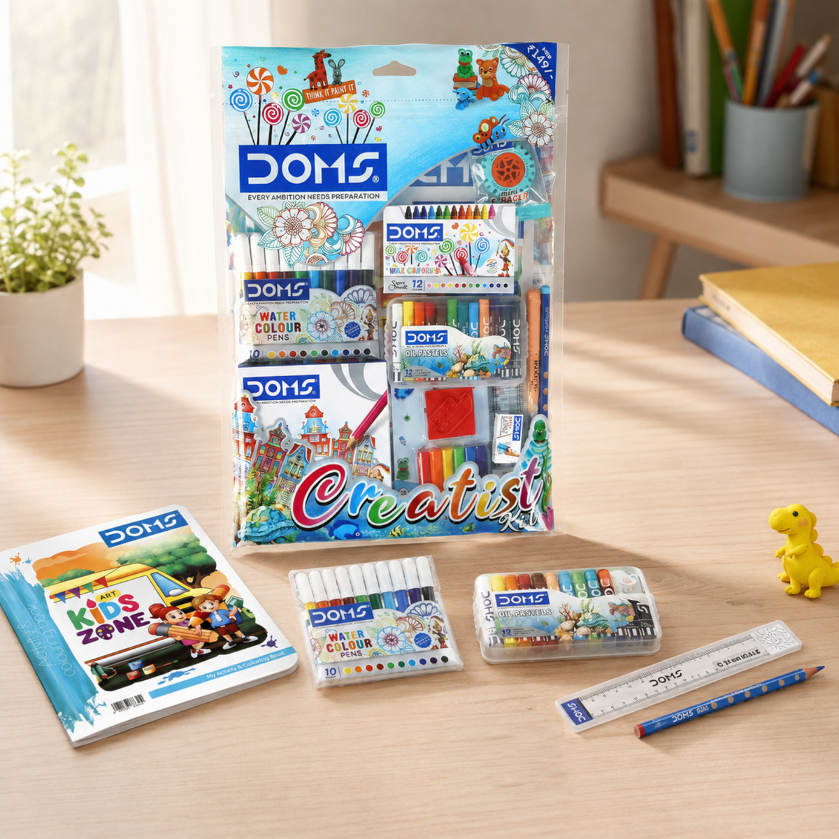 DOMS Creatist Kit – Kids Drawing, Coloring & Craft Supplies Combo Pack