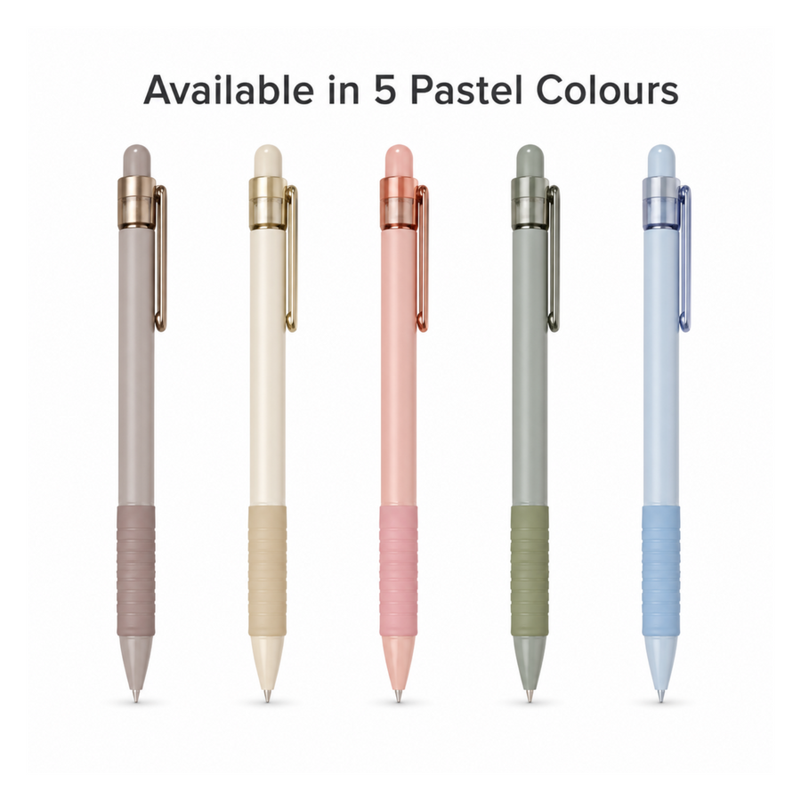 DOMS E-Mech Mechanical Pencil 0.5mm | Precision Fine Writing Pencil with Smooth Click Mechanism & Eraser | Comfortable Grip