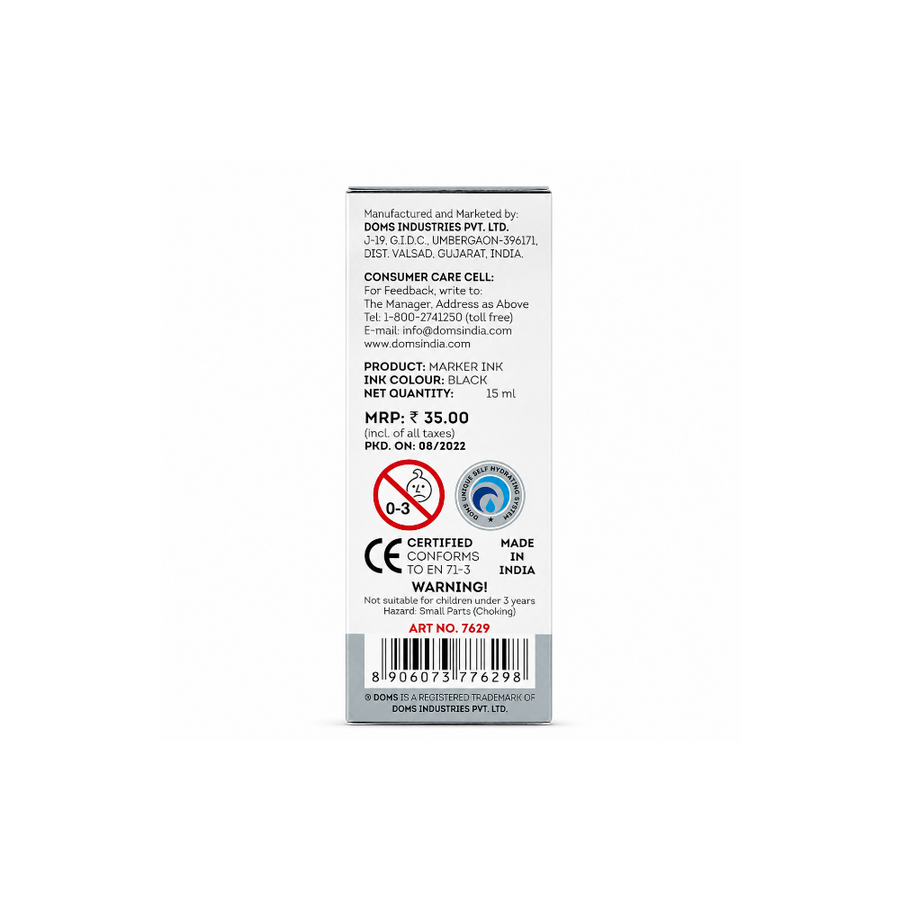 DOMS Refilo Whiteboard Marker Ink –  Refill | Long-Lasting, Quick-Dry, Anti-Smudge Whiteboard Ink for Smooth Writing