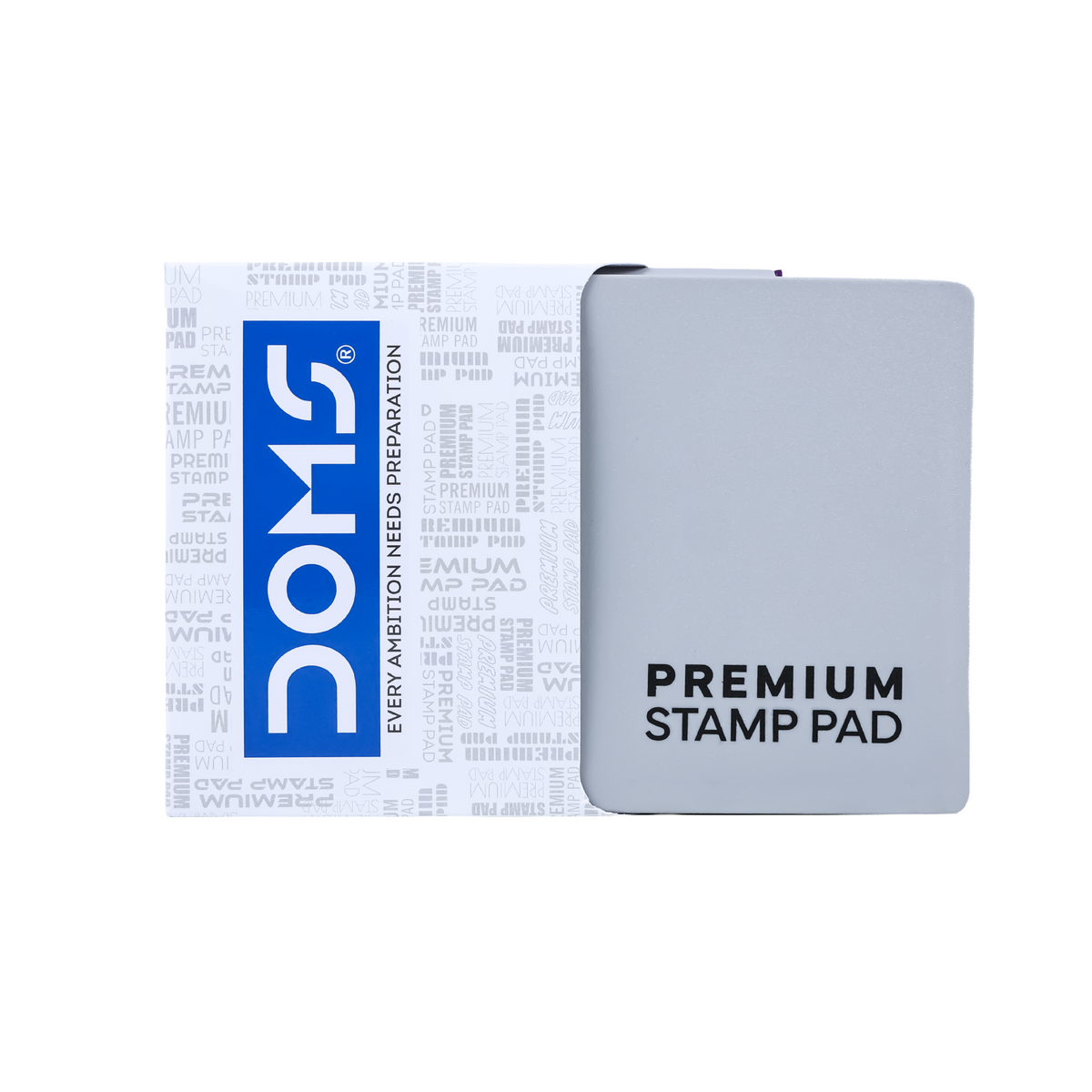 DOMS Premium Jumbo Stamp Pad – Jumbo Size Ink Pad | Violet, Black and Red | Extra-Large Surface for Clear & Bold Stamping