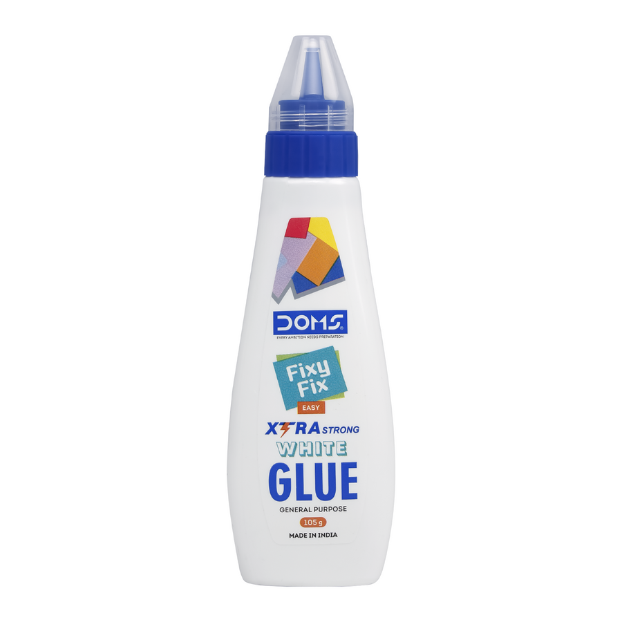 DOMS Fixy-Fix White Glue | Multipurpose Adhesive for Paper Craft, School & Office Use | Available in 20g, 45g and 105g